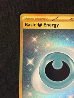 Basic Darkness Energy 098/064 Shrouded Fable Holo Gold Hyper Rare Pokemon Card - Image 2