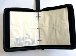 Football Card Book Holder Binder 4-Pocket 50 pages holds 200 Trading Cards - Image 5