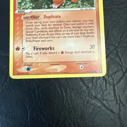 Pokemon Ditto Card 61/113 Charmander EX Delta Species NEAR MINT - Image 2