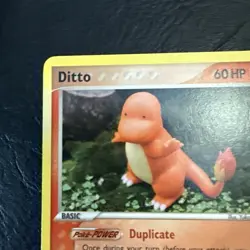 Pokemon Ditto Card 61/113 Charmander EX Delta Species NEAR MINT - Image 5
