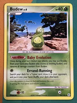 Pokemon Card - Budew - Regular - UC (43/130) Diamond & Pearl *LP* - Image 1