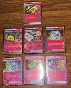 POKEMON TCG Lot Of 7 SCARLET & VIOLET ERA Ace Spec Trainer Cards - Image 1