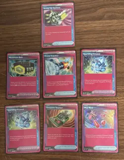POKEMON TCG Lot Of 7 SCARLET & VIOLET ERA Ace Spec Trainer Cards - Image 2