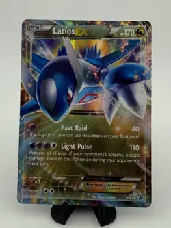 Latios EX XY72 Promo Black Star Holo Rare Pokemon Card LP - Image 1