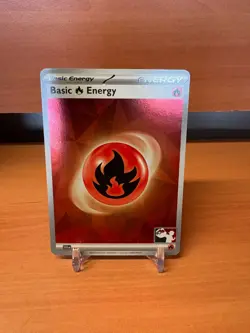 Basic Fire Energy - 010 (Cosmos Holo) 010 Prize Pack Series Cards Holo - Image 1