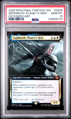 Sephiroth, Planet's Heir (Extended Art) Final Fantasy Regular PSA 10 - Image 1