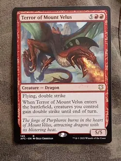Terror of Mount Velus #145 (Non-Foil) NM - MTG Forgotten Realms Commander - Image 1