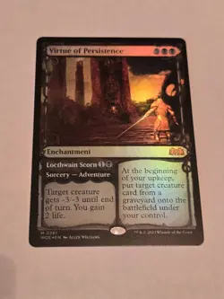 Virtue of Persistence - Showcase - Foil - Wilds of Eldraine - Near Mint - MTG - Image 1