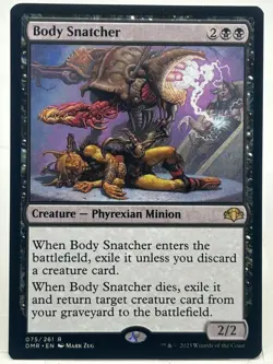 Body Snatcher NM/M* Dominaria Remastered ENGLISH 075/261 mtg -UnltdCards - Image 1