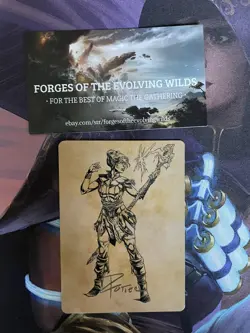 Neera, Wild Mage GOLD STAMP Signature Art Series Commander Showcase - Image 1