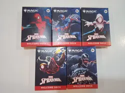 Magic The Gathering Marvel Spider-Man - Welcome Deck Complete Set (5 Decks) - Image 1