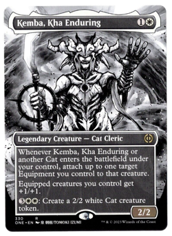 Kemba, Kha Enduring 330 Borderless Rare Non Foil All Will Be One MTG NM - Image 1