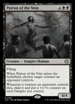 Patron of the Vein Light Play, English Magic the Gathering MTG Commander: The Lo - Image 1