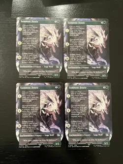 Summon: Fenrir Borderless X4X NM/M Final Fantasy FIN Magic the Gathering MTG - Image 1