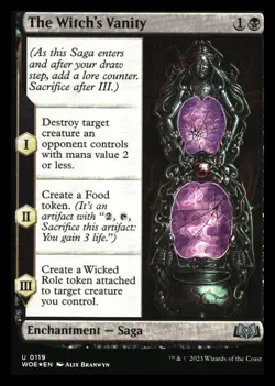 The Witch's Vanity (foil) Wilds of Eldraine *Mythic Relics* NM+ - Image 1