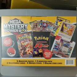 NEW! POKEMON 2025 MEGA MYSTERY POWER BOX MEIJER EXCLUSIVE - SEALED - Image 3