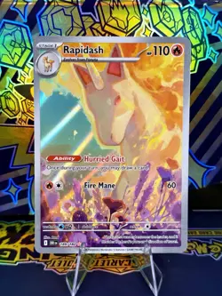 2025 Pokemon Destined Rivals Rapidash 189/182 - Image 1