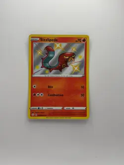 Pokemon Sizzlipede Shining Fates Shiny Vault 2021 NM Foil SV018/SV122 - Image 1