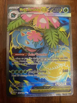 Pokemon Mega Venusaur 155/132 Mega Evolution Full Art Rare NM/M PACK FRESH! - Image 1