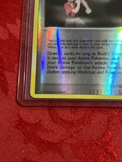 2008 Pokemon TCG Legends Awakened Reverse Holo Buck's Training 130/146 - Image 4