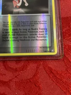 2008 Pokemon TCG Legends Awakened Reverse Holo Buck's Training 130/146 - Image 5