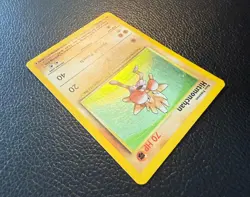 1999 POKEMON TCG HITMONCHAN BASE SET HOLO RARE UNLIMITED 7/102 VLP/LP - Image 3