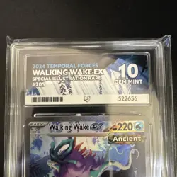 Pokemon TCG Walking Wake EX Scarlet & Violet Temporal Forces 205/162 ACE 10 - Image 2