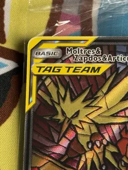 Moltres Zapdos Articuno GX Stained Glass Sealed Promo Pokemon Hidden Fates SM210 - Image 3