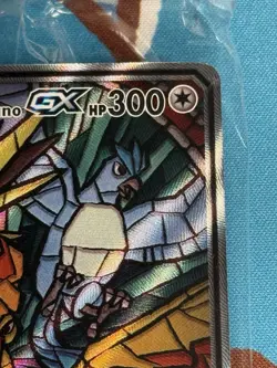 Moltres Zapdos Articuno GX Stained Glass Sealed Promo Pokemon Hidden Fates SM210 - Image 4