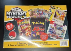 NEW! POKEMON 2025 MEGA MYSTERY POWER BOX MEIJER EXCLUSIVE - SEALED IN HAND - Image 2
