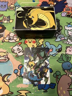 2006 Pokemon Center Deck Box Salamanca Dragonite Rayquaza Gyarados Charizard - Image 2