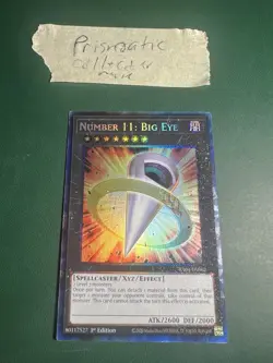 Number 11: Big Eye 1st Edition Prismatic Collector's Rare RA04-EN062 Yu-Gi-Oh! - Image 1