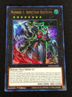 Yugioh Number 1 Infection Buzzing MZMI-EN023 1ST Ultra (NM) - Image 1