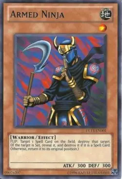 1x (LP) Armed Ninja - Blue - DL13-EN001 - Rare - Unlimited Edition YuGiOh - Image 1
