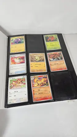 POKEMON Scarlet & Violet 151 Mew Collection Binder With Some Trading Game Cards - Image 4