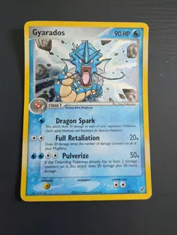 2005 Pokemon EX Deoxys Gyarados Holo Rare Card #8/107 - Image 1