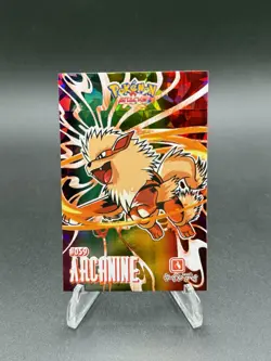 Arcanine Rainbow Foil Pokemon Card Database Attacks Kanto - Image 1