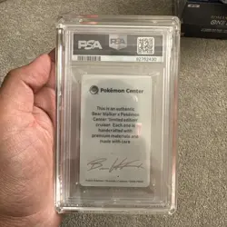 Pikachu Pokemon Center x Bear Walker 223/250 PSA 10 Skateboard Collection Card - Image 3