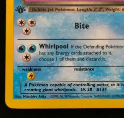 Pokemon Cards: Team Rocket 1st Edition Uncommon: Dark Vaporeon 45/82 - Image 5