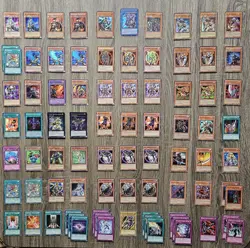 Yugioh Card Lot, All Warrior Cards/Deck, Black Luster Soldier, Gaia, and More! - Image 1