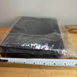 400 Card Pocket Binder with 4 Pocket Sleeves Trading Cards Album Folder Black - Image 4