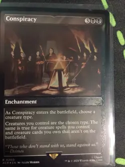 MTG Magic The Gathering Conspiracy Foil Etched ACR Rare Black Enchantment - Image 2