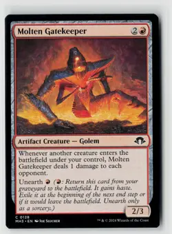 MTG Modern Horizons 3 Molten Gatekeeper x4 NM Common - Image 1