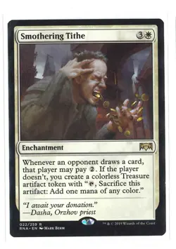 MTG Ravnica Allegiance - 1x Smothering Tithe - NM - Image 1