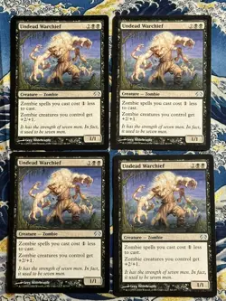 1x Undead Warchief NM-Mint, English Planechase MTG Magic - Image 2