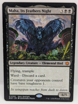 MTG Maha, Its Feathers Night Bloomburrow Regular LP - Image 1