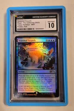 Magic MTG Seasonal Sequels [Happy Holidays] Graded CGC 10 - Image 1
