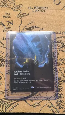 Godless Shrine #0280 Borderless Rare FOIL Edge of Eternities Magic MTG - Image 1