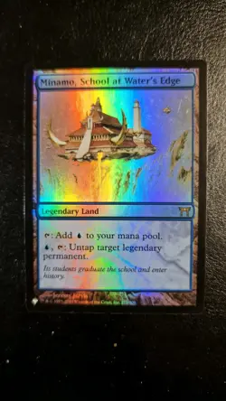 MTG Foil Mystery Booster MB1 Minamo, School at the Water's Edge MINT - Image 1