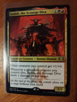 Judith The Scourge Diva Magic The Gathering Rare Ravnica Allegiance 185 Human - Image 1